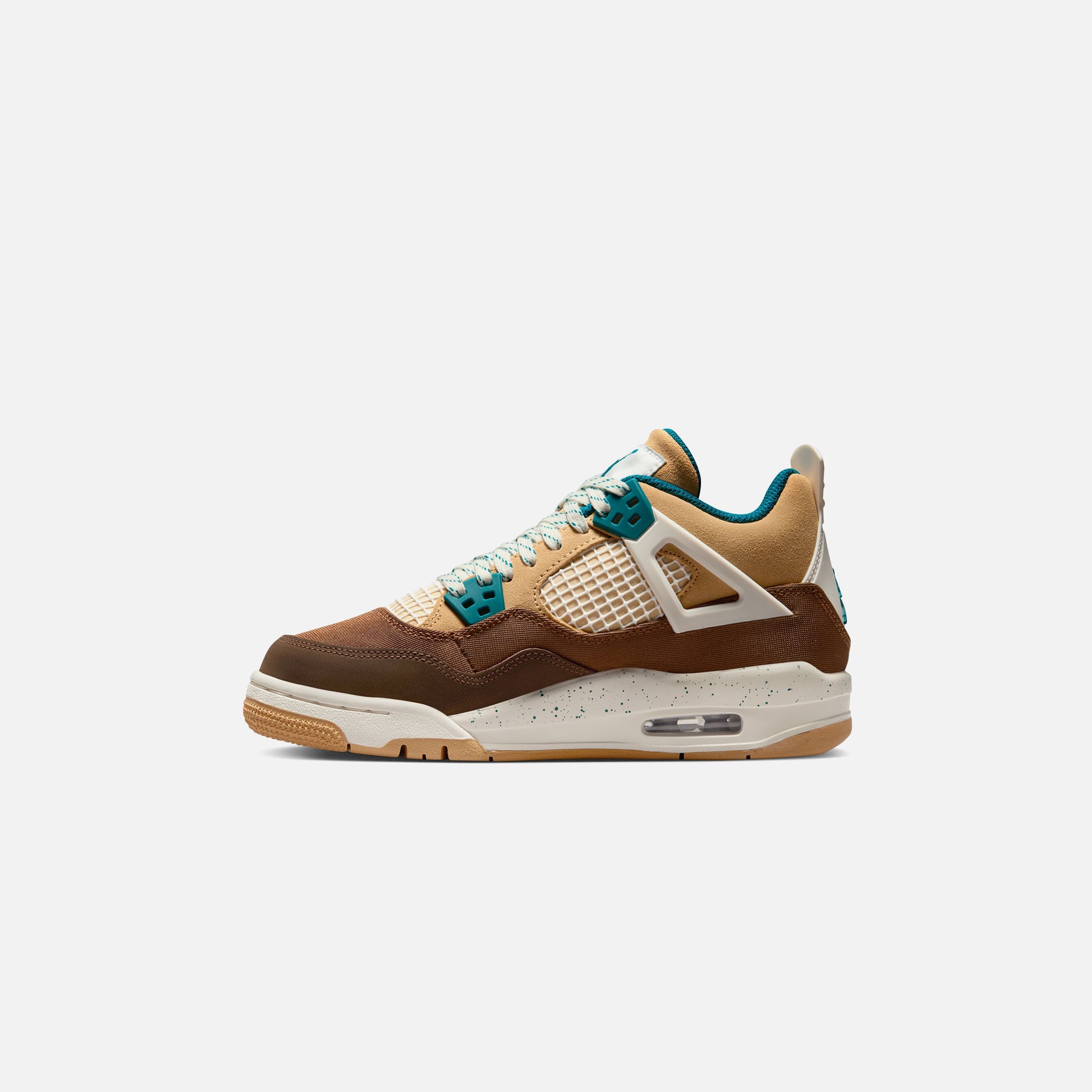 Nike GS Air Jordan 4 Retro - Cacao Wow / Geode Teal / Ale Brown – Kith