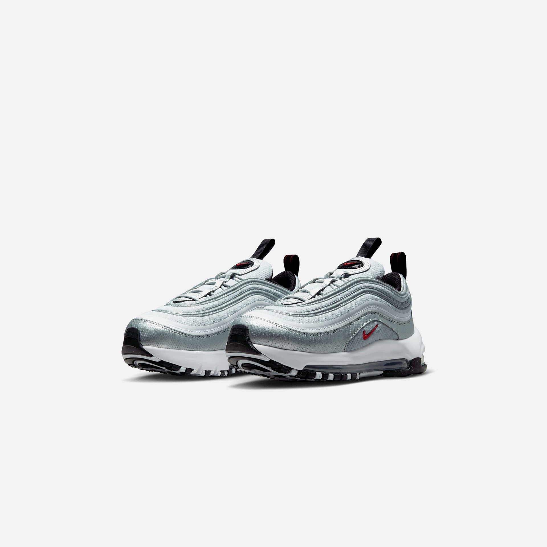 Nike Pre-School Air Max 97 - Metallic Silver / Varsity Red / White / Black