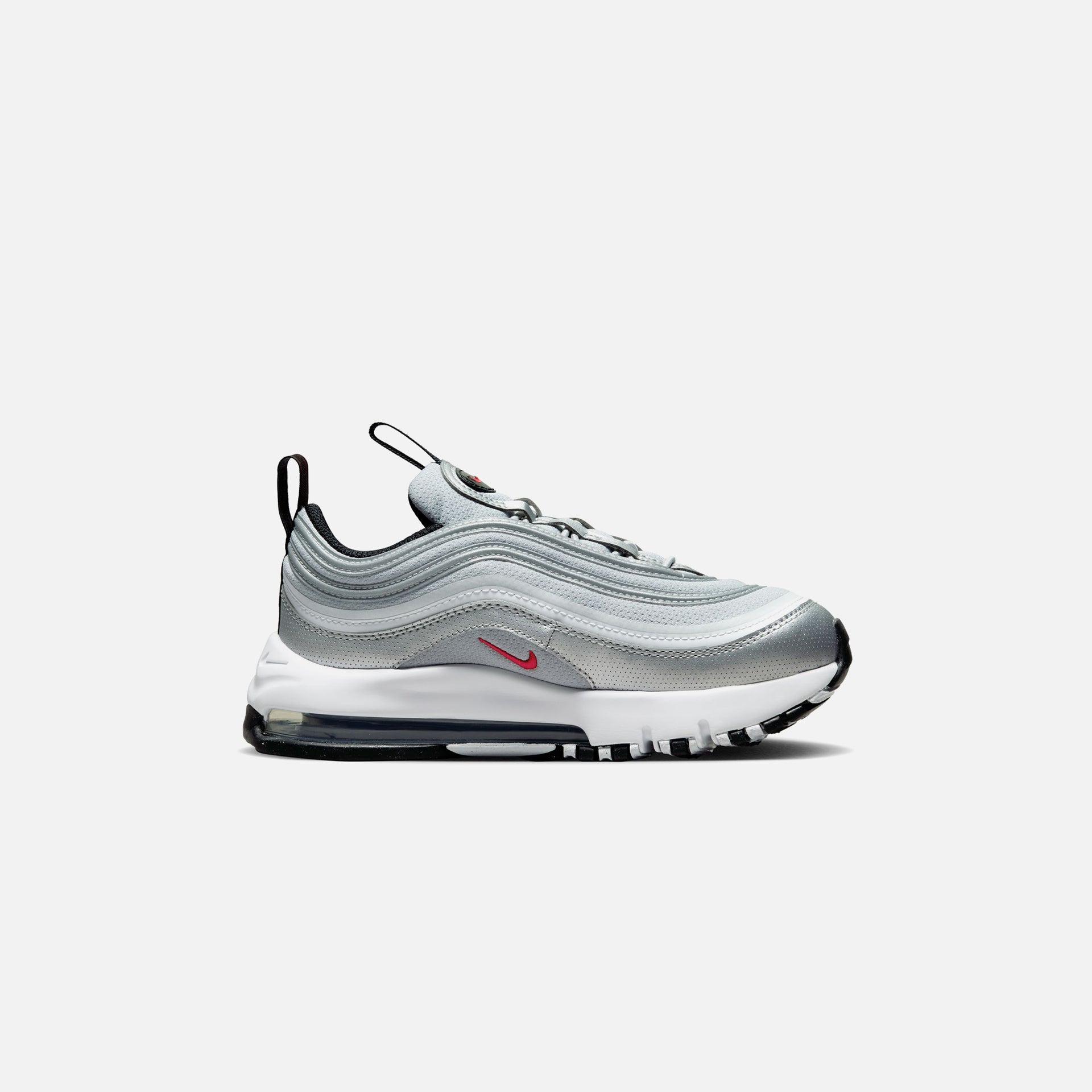 Nike Pre-School Air Max 97 - Metallic Silver / Varsity Red / White / Black