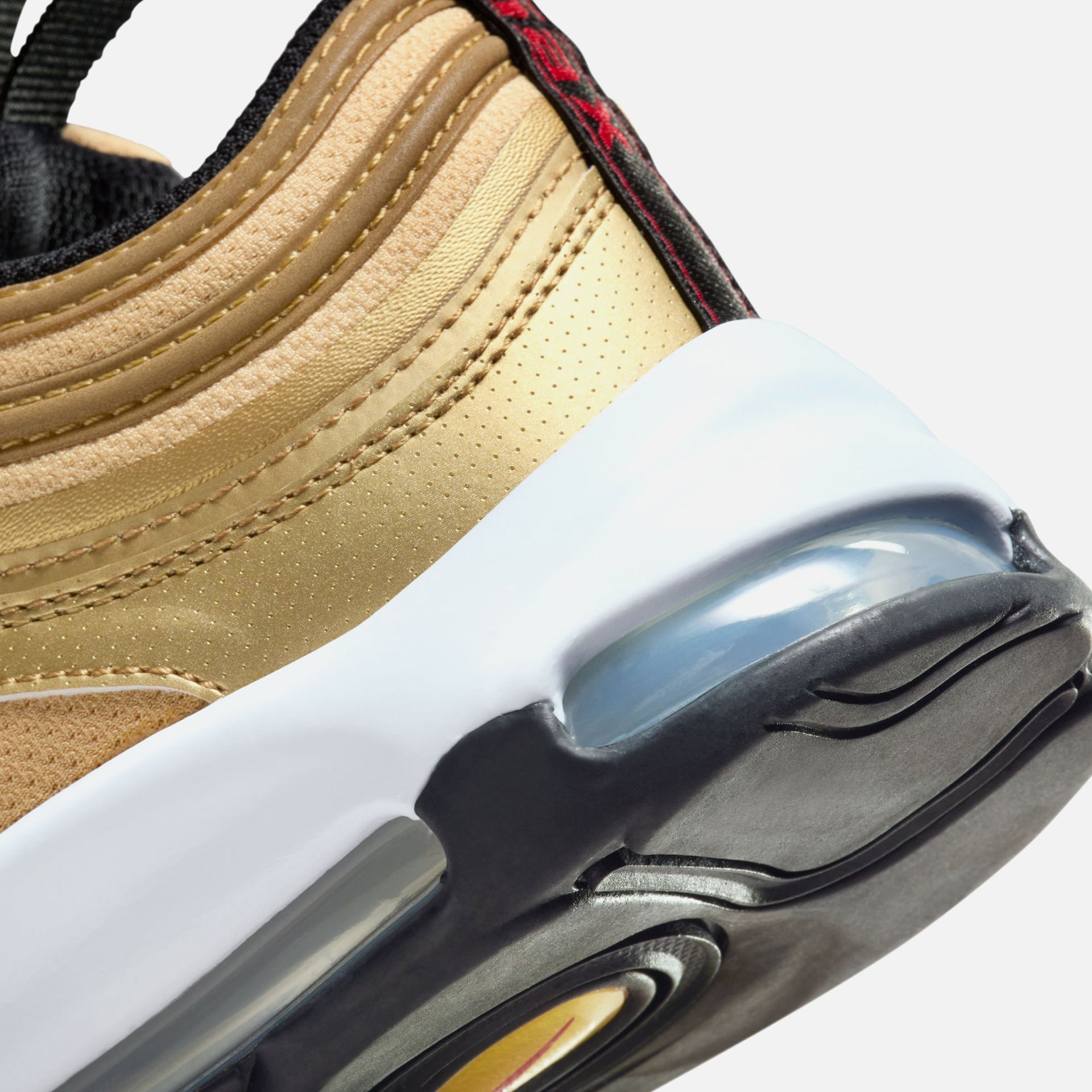 Nike PS Air Max 97 Metallic Gold University Red Black