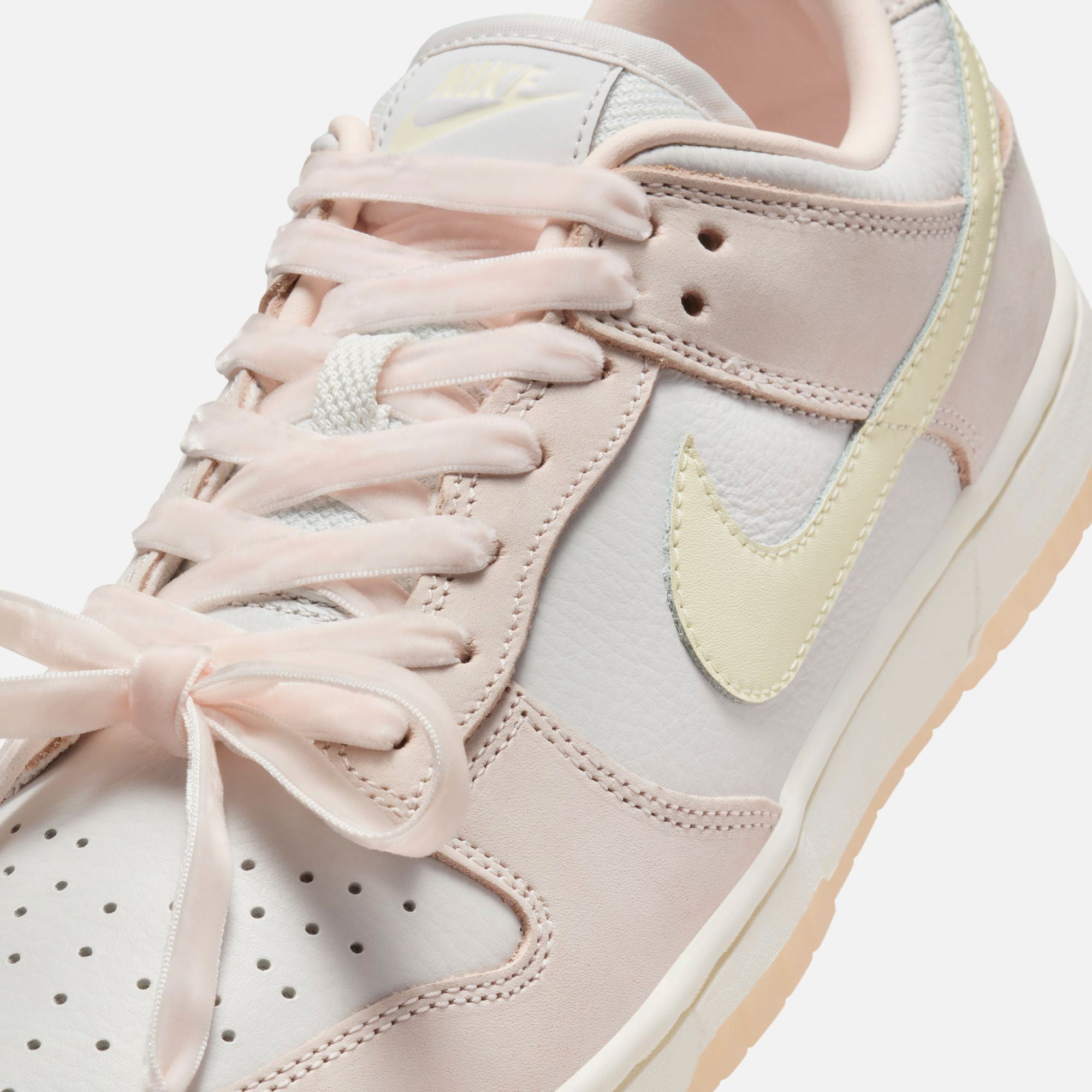 Nike WMNS Dunk Low PRM - Light Soft Pink / Coconut Milk – Kith