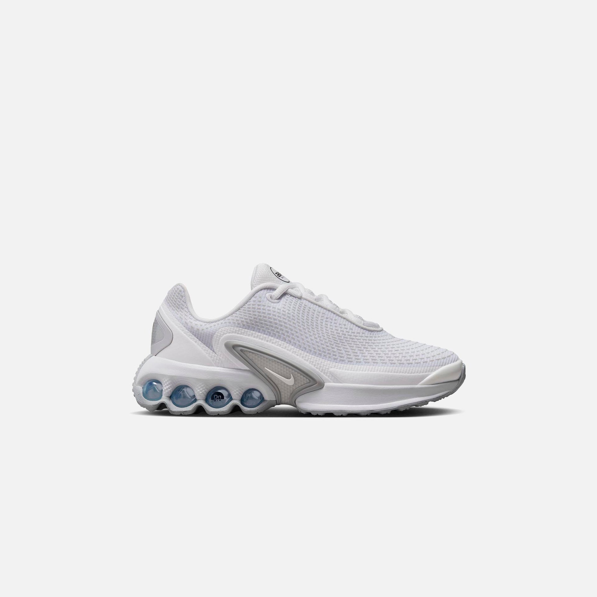 Nike GS Air Max Dn - White / White / White / Metallic Silver