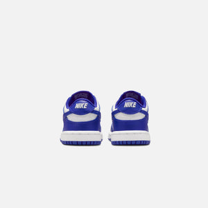 Nike TD Dunk Low - White / Concord / University Red
