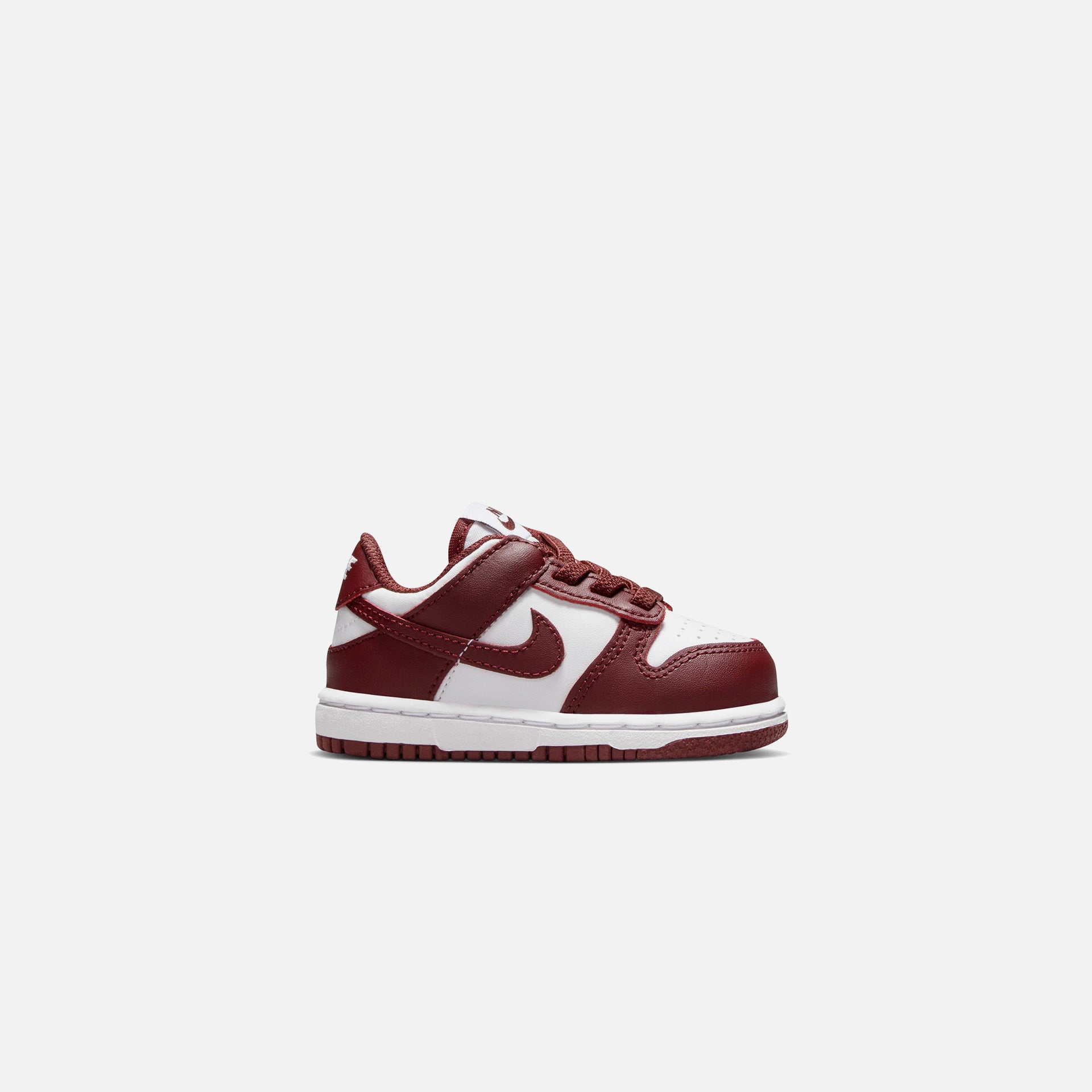 Nike TD Dunk Low - White / Redwood / Gym Red