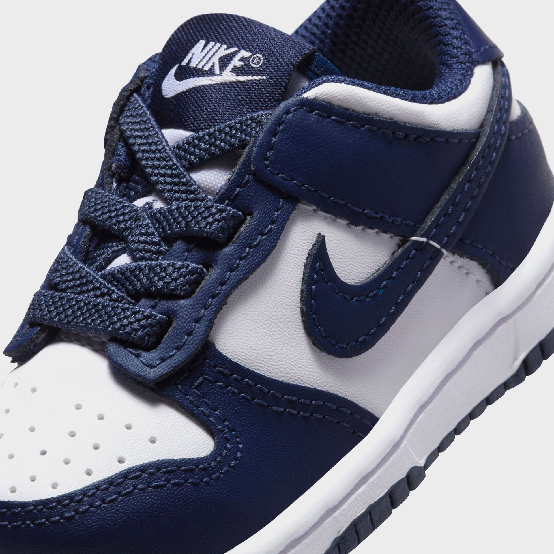 Nike TD Dunk Low - White / Midnight Navy / White