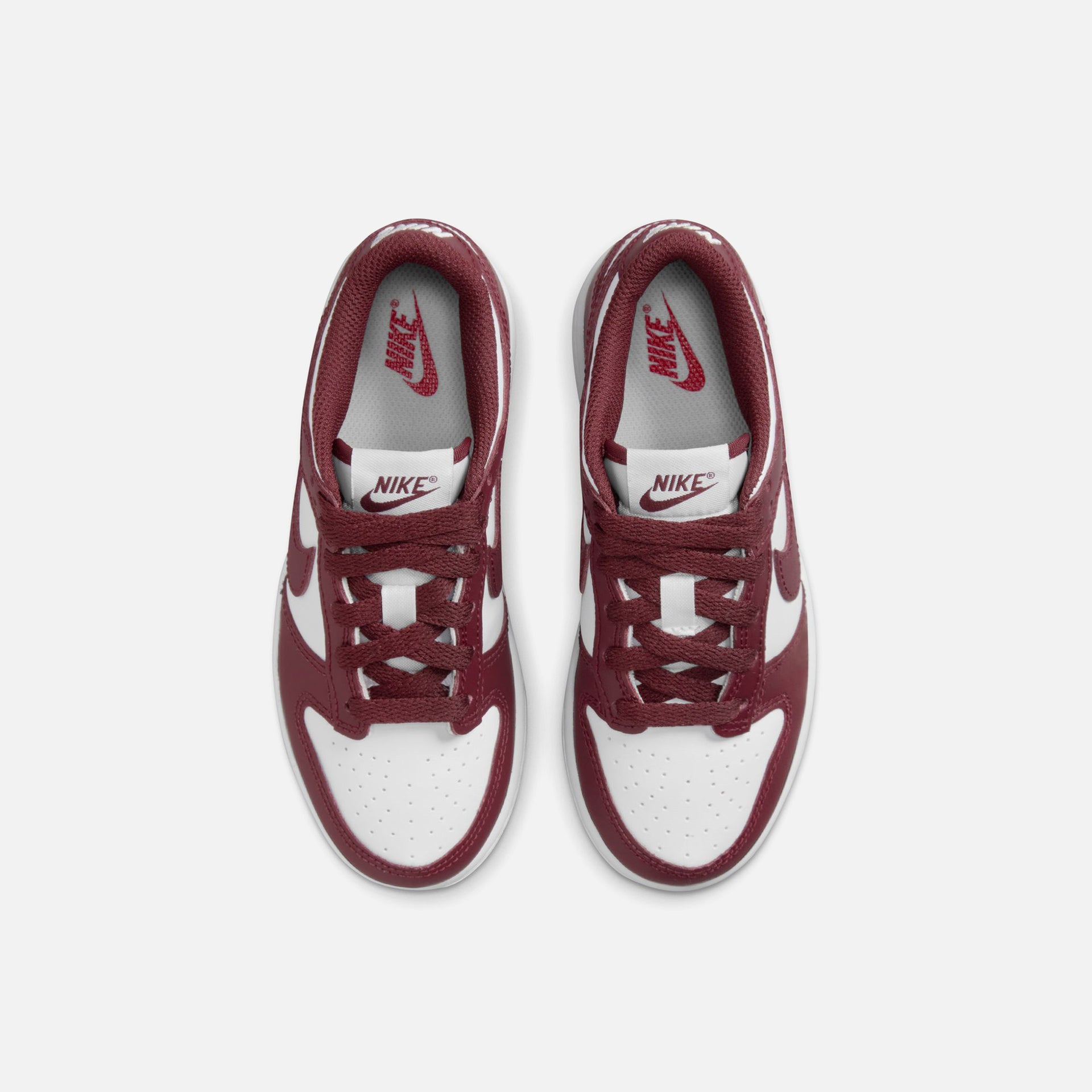 Nike PS Dunk Low - White / Redwood / Gym Red