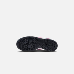 Nike GS Dunk Low - Dark Obsidian / Fierce Pink / White