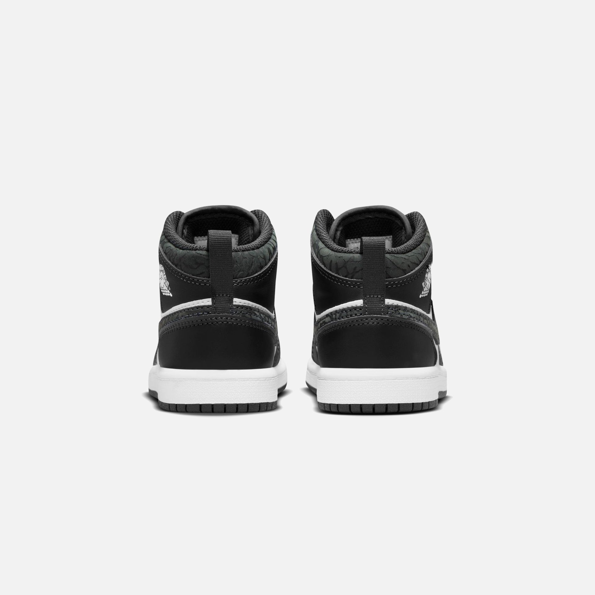 Nike Pre-School Air Jordan 1 Mid Se - Off Noir / Black / White