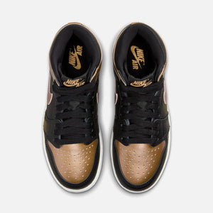 Jordan GS Air Jordan 1 Retro High OG - Black / Metallic Gold / Sail