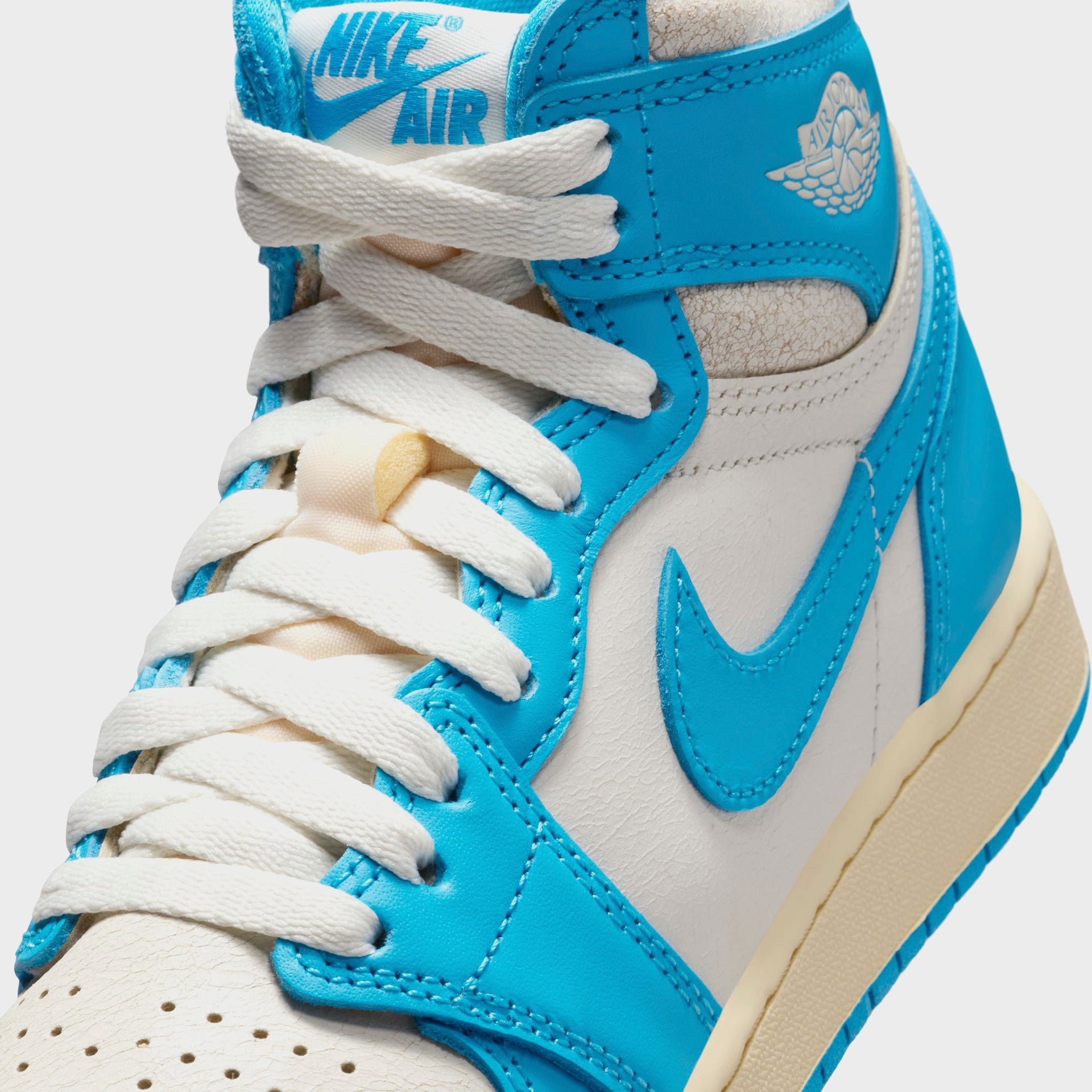 Jordan GS Air Jordan 1  Retro High OG - Dark Powder Blue / Blue / Sail