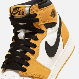 Nike GS Air Jordan 1 Retro High OG RMSTD - Yellow Ochre / Black