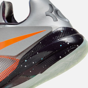 Nike KD IV - Metallic Silver / Total Orange / Dark Grey