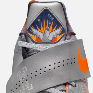 Nike KD IV Metallic Silver Total Orange Dark Grey Kith