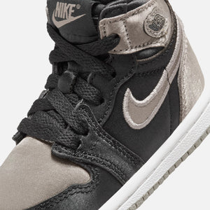 Jordan TD Air Jordan 1 Retro High OG - Black / Medium Grey / White