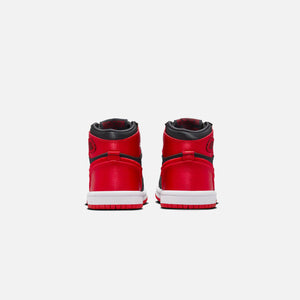 Nike TD Air Jordan 1 Retro High OG - Black / University Red / White
