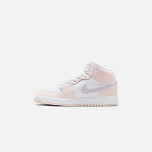 Nike GS Air Jordan 1 - Pink Wash / White / Violet Frost