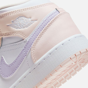 Nike GS Air Jordan 1 - Pink Wash / White / Violet Frost
