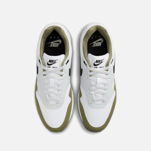 Nike Air Max 1 - White / Black / Pure Platinum / Medium Olive