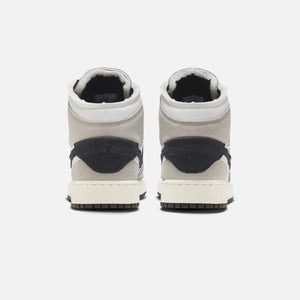 Nike Grade School Air Jordan 1 Mid Se - Cement Grey / Black / White / Tech Grey