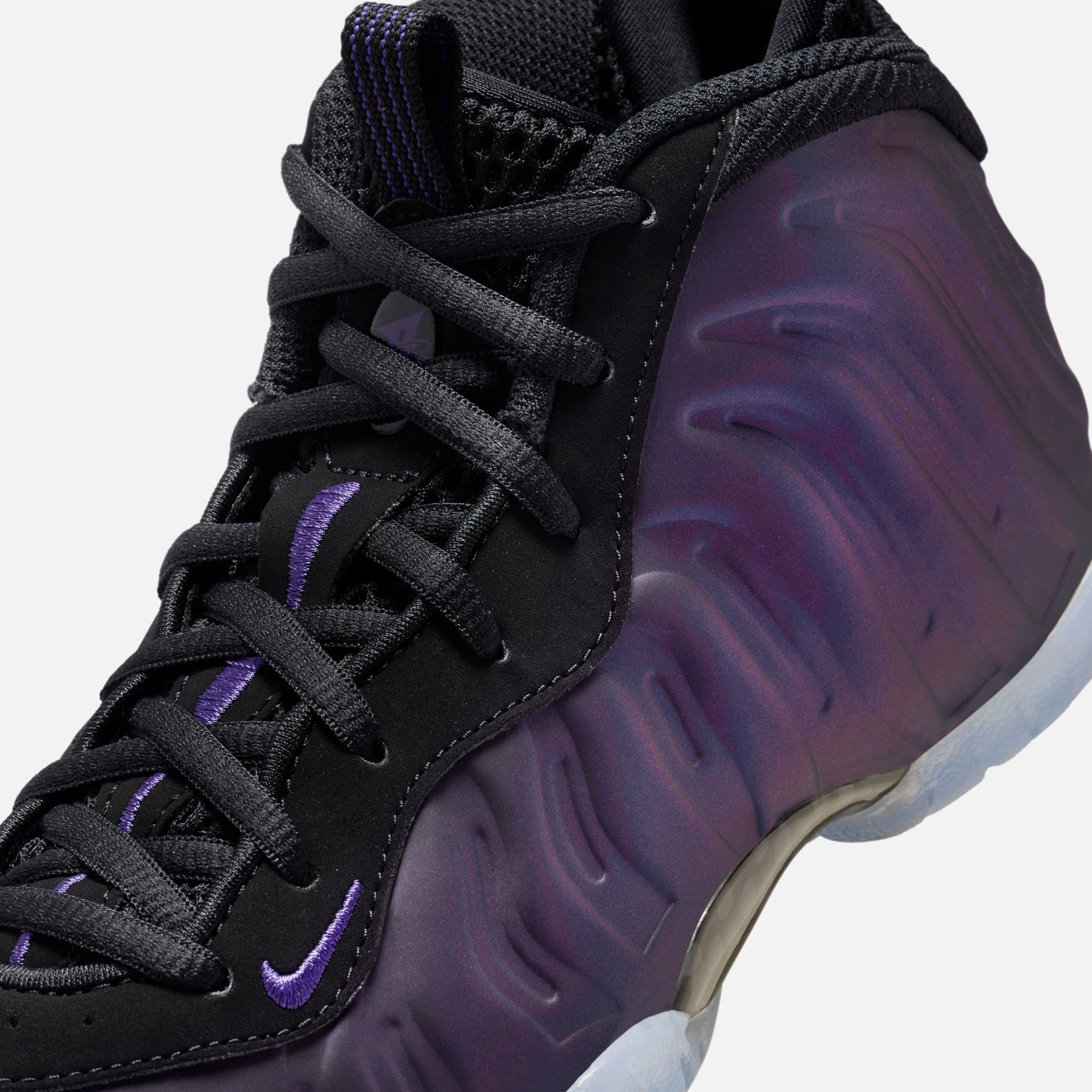 Nike PS Air Foamposite One - Black / Black / Varsity Purple