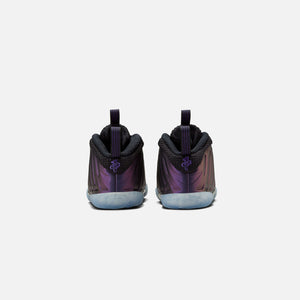 Nike TD Air Foamposite One - Black / Black / Varsity Purple