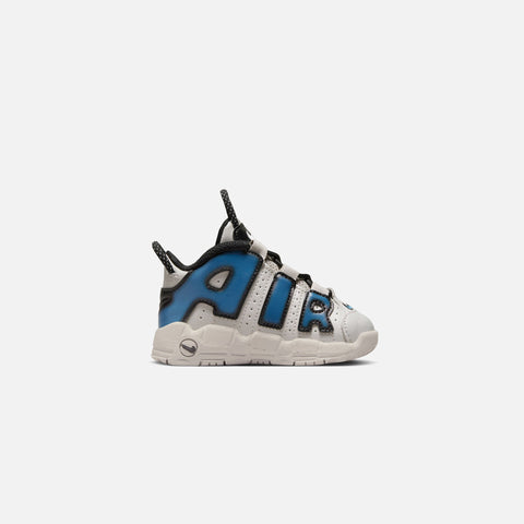 Nike TD Air More Uptempo - Light Iron Ore / Industrial Blue / Iron Grey/Black