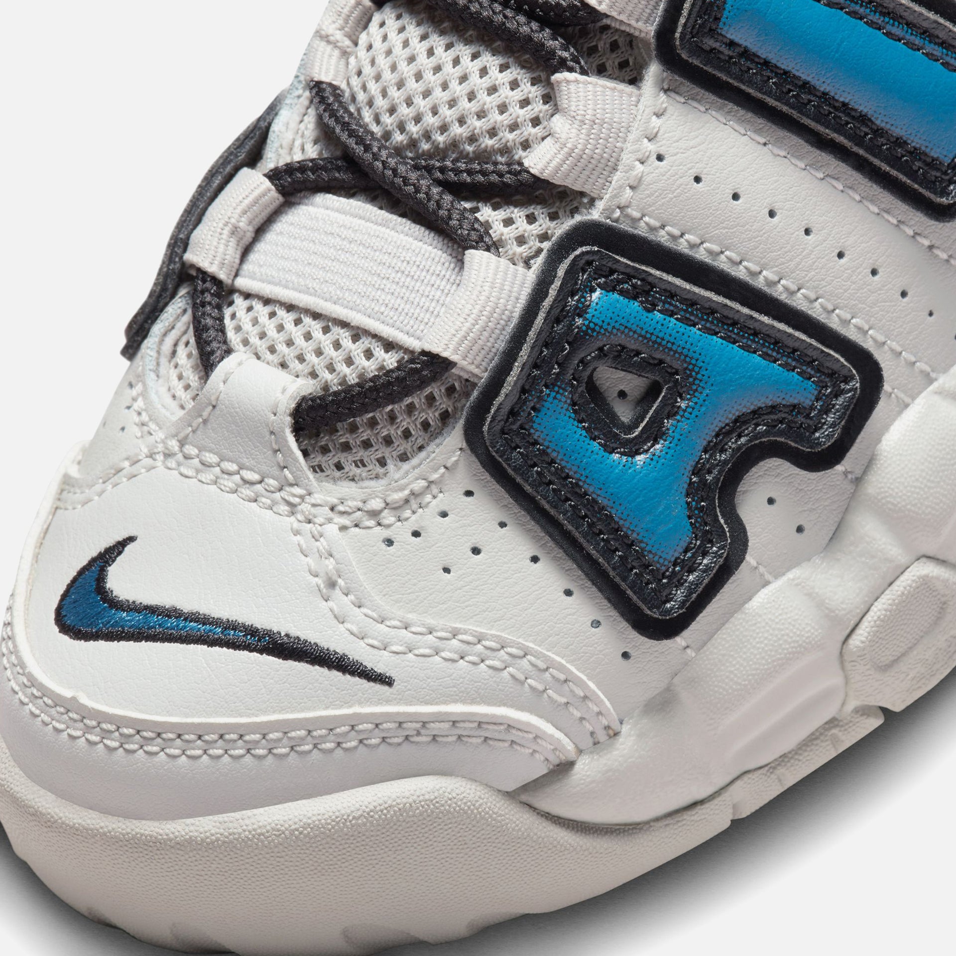 Nike PS Air More Uptempo - Light Iron Ore / Industrial Blue / Iron Grey / Black / White