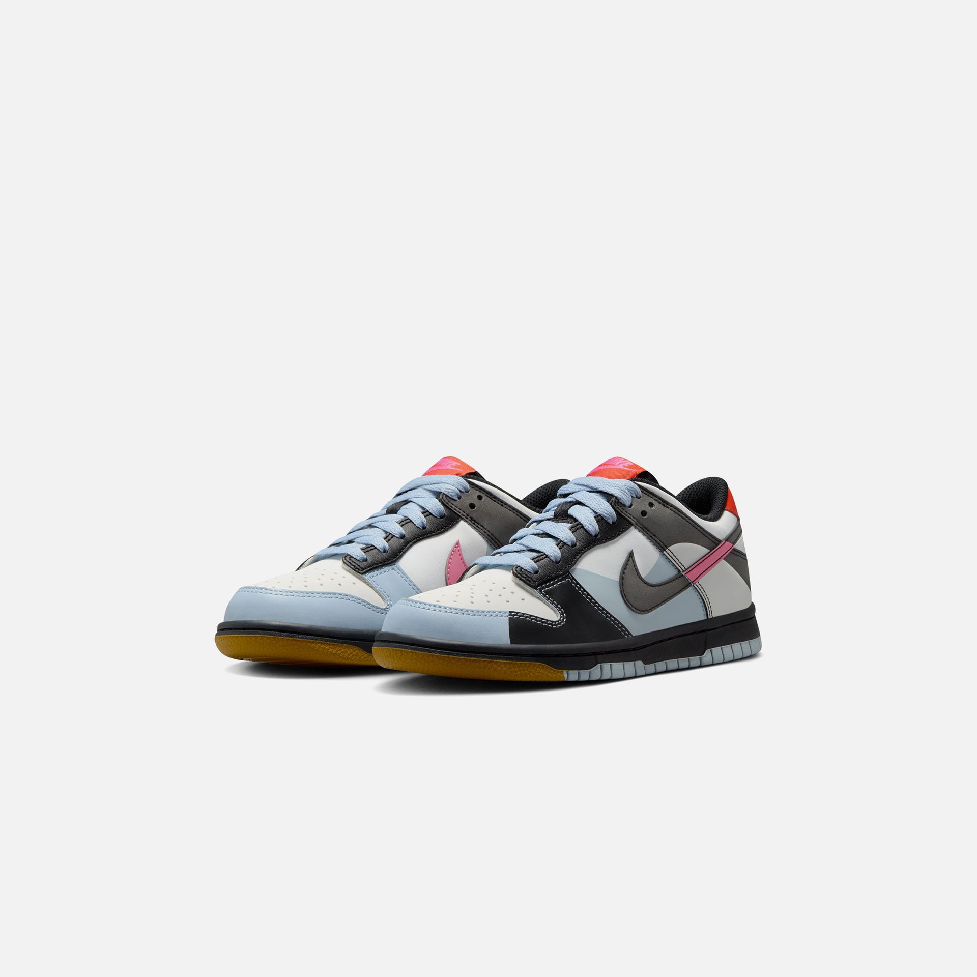 Nike GS Dunk Low Se - Summit White / Light Armory / Blue / Black
