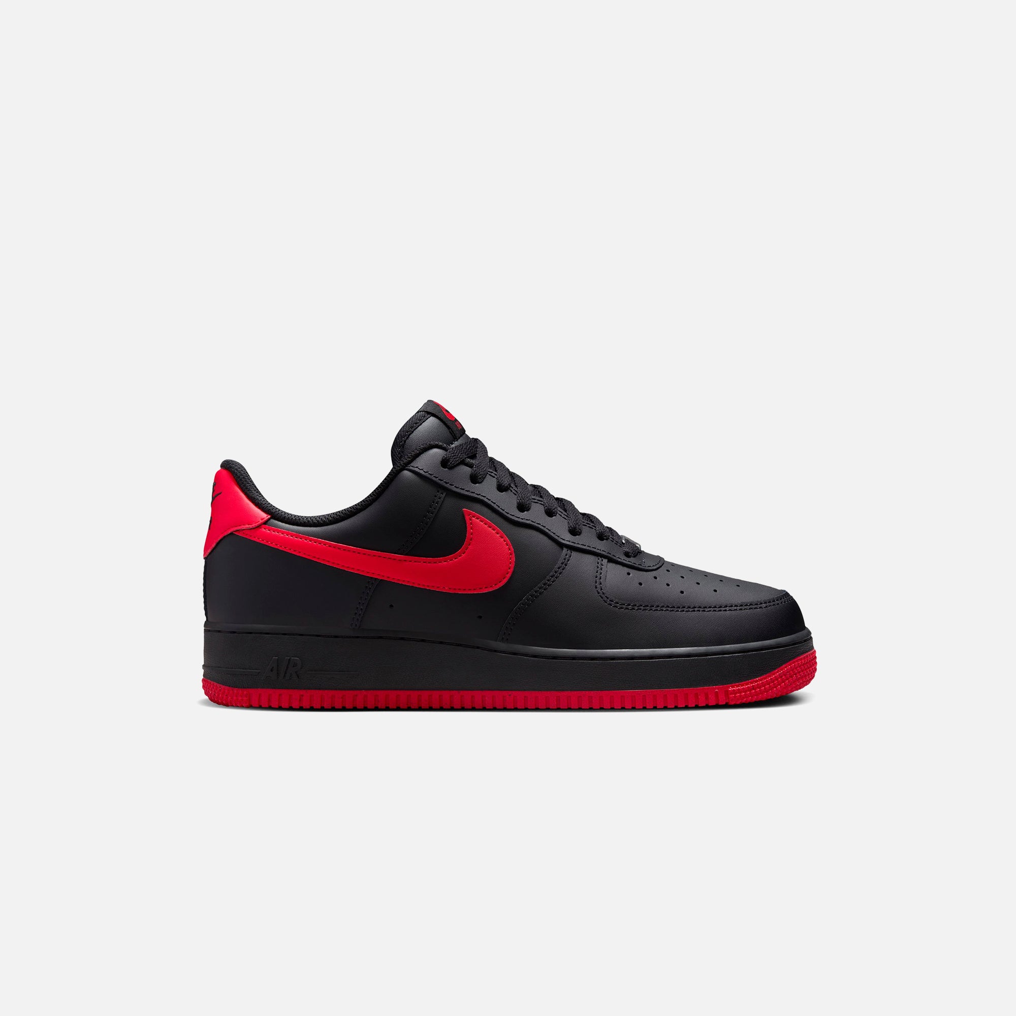 Nike Air Force 1 07 Black University Red Kith