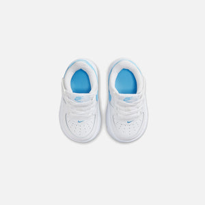 Nike TD Force 1 Low Easyon - White / Aquarius Blue / White