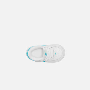 Nike TD Force 1 Low Easyon - White / Aquarius Blue / White