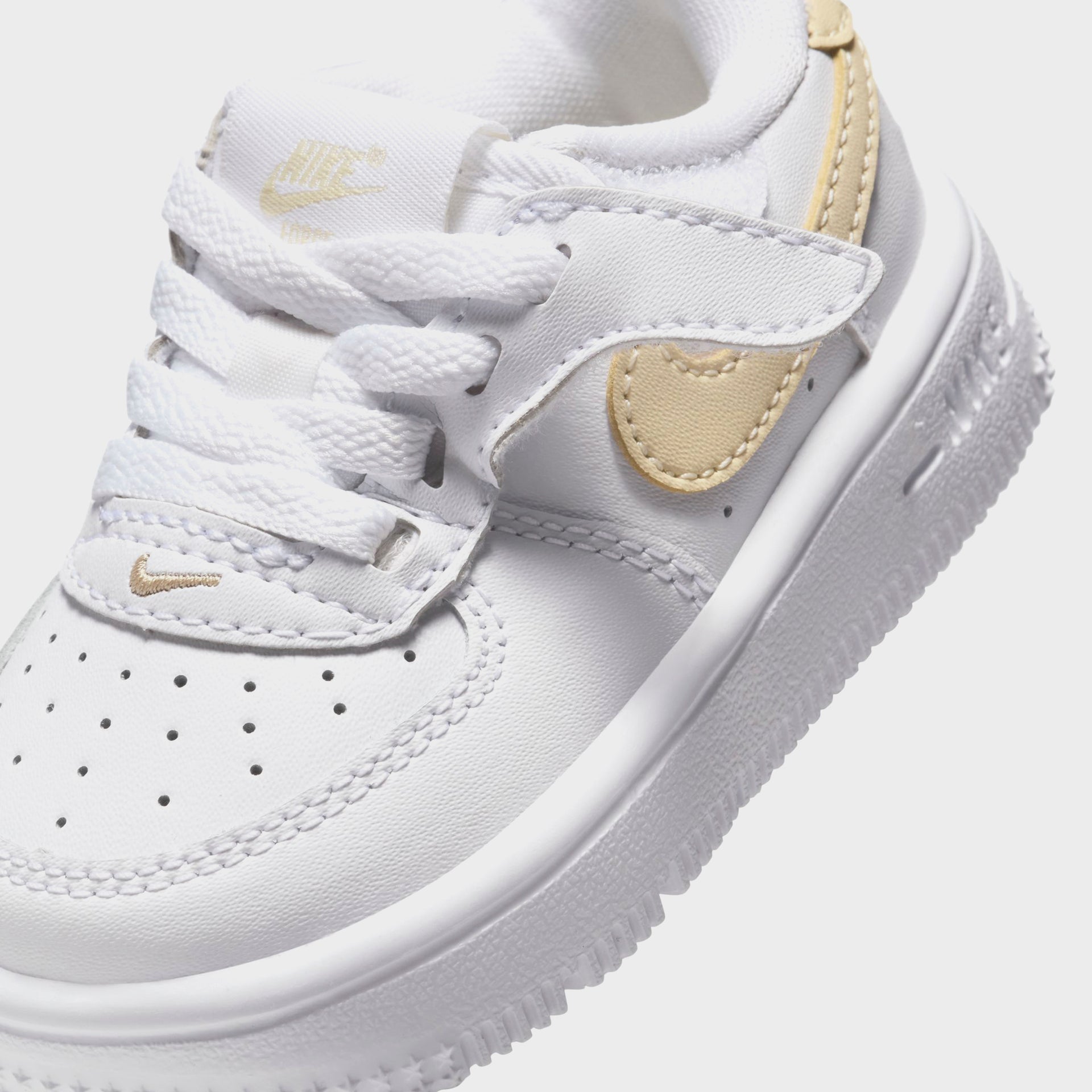 Nike TD Force 1 Low Easyon - White / Light Khaki
