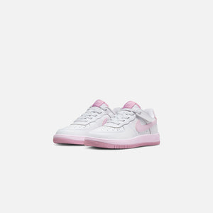 Nike triple PS Force 1 Low Easyon - White / Pink Foam / Elemental