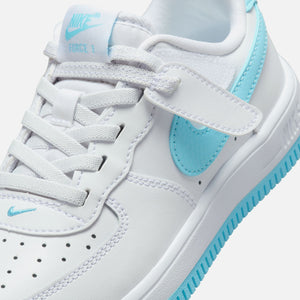 Nike Force 1 Low Easyon - White / Aquarius Blue