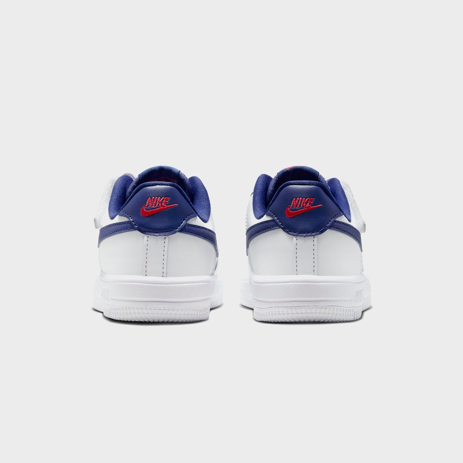 Nike PS Force 1 Low Easyon Bp - White / University Red / Deep Royal Blue