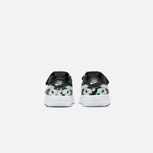 Nike TD Force 1 Low LV8 Easyon - Black / White / Spring Green