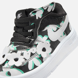 Nike TD Force 1 Low LV8 Easyon - Black / White / Spring Green