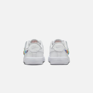 Nike PS Force 1 Low LV8 Easyon - White / Multi-Colour / Terra Blush / Vapour Green