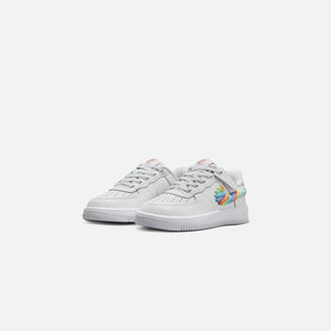 Nike PS Force 1 Low LV8 Easyon - White / Multi-Colour / Terra Blush / Vapour Green