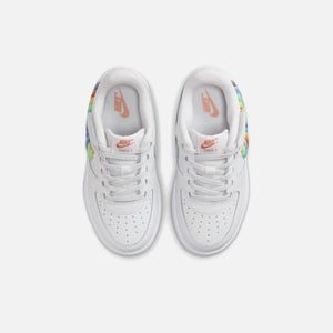 Nike PS Force 1 Low LV8 Easyon - White / Multi-Colour / Terra Blush / Vapour Green