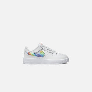 Nike PS Force 1 Low LV8 Easyon - White / Multi-Colour / Terra Blush / Vapour Green