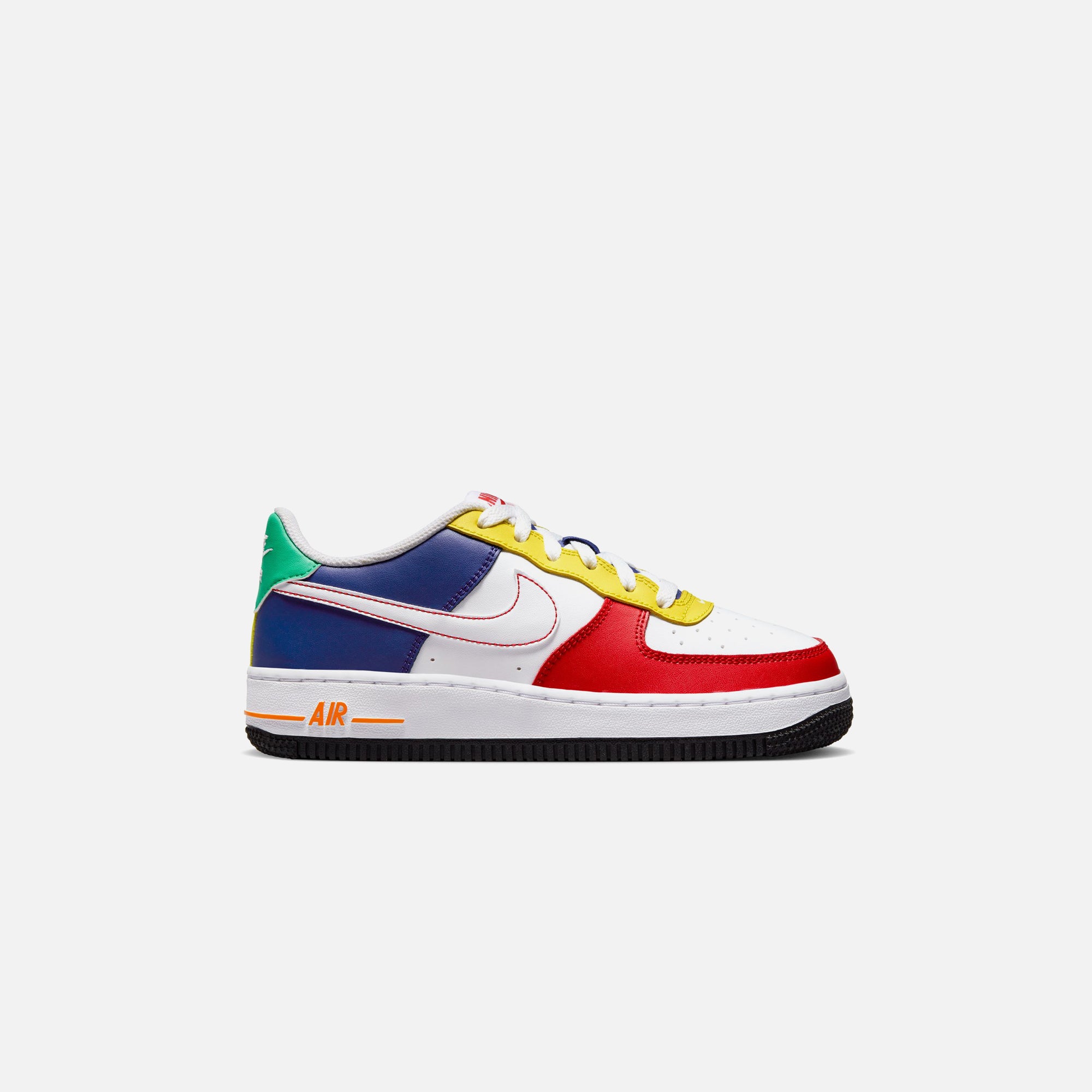 Nike GS Air Force 1 Low LV8 - University Red / White / Deep Royal ...
