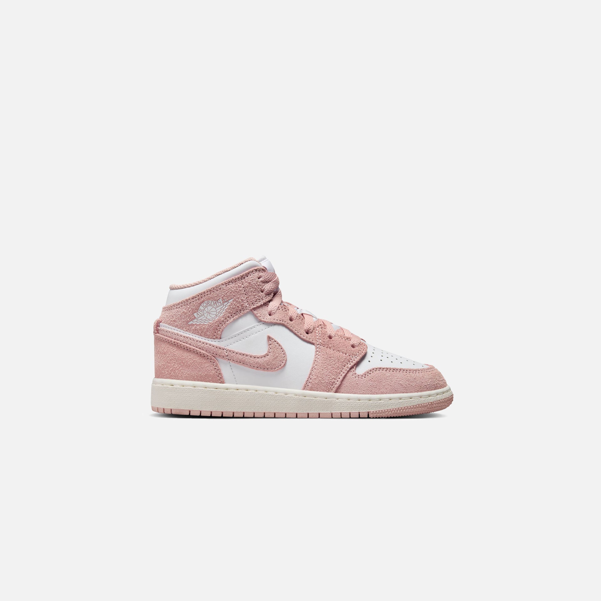 Jordan GS Air Jordan 1 Mid SE - White / Sail / Legend Pink