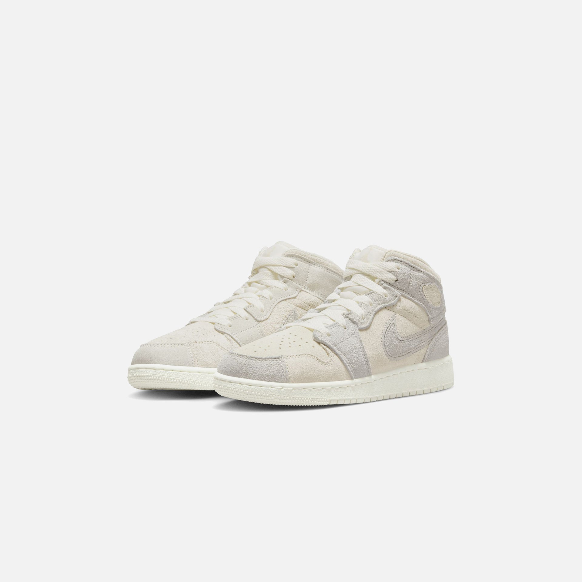 Jordan GS Air Jordan 1 Mid SE Craft - Pale Ivory / Legend Light Brown / Sail