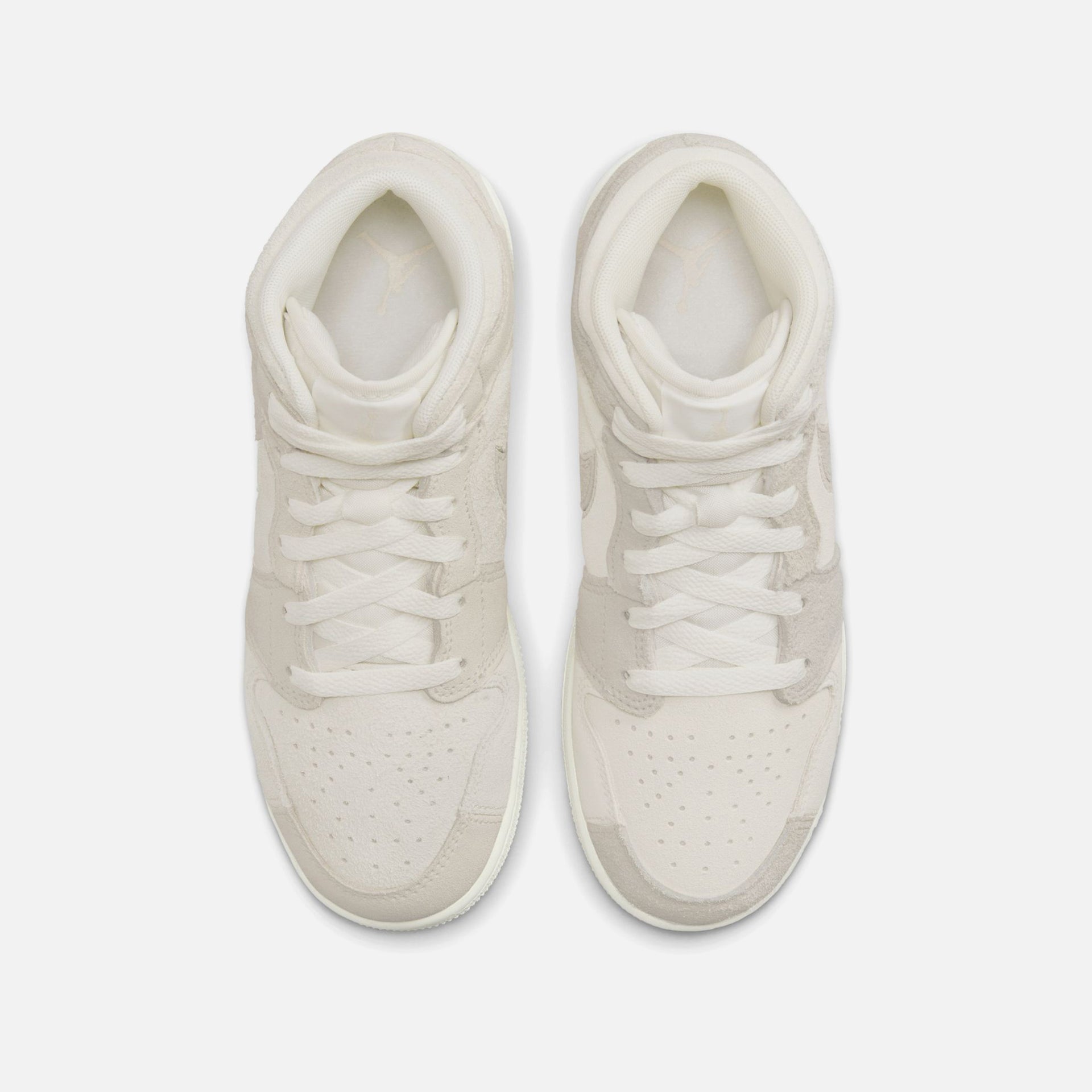 Jordan GS Air Jordan 1 Mid SE Craft - Pale Ivory / Legend Light Brown / Sail