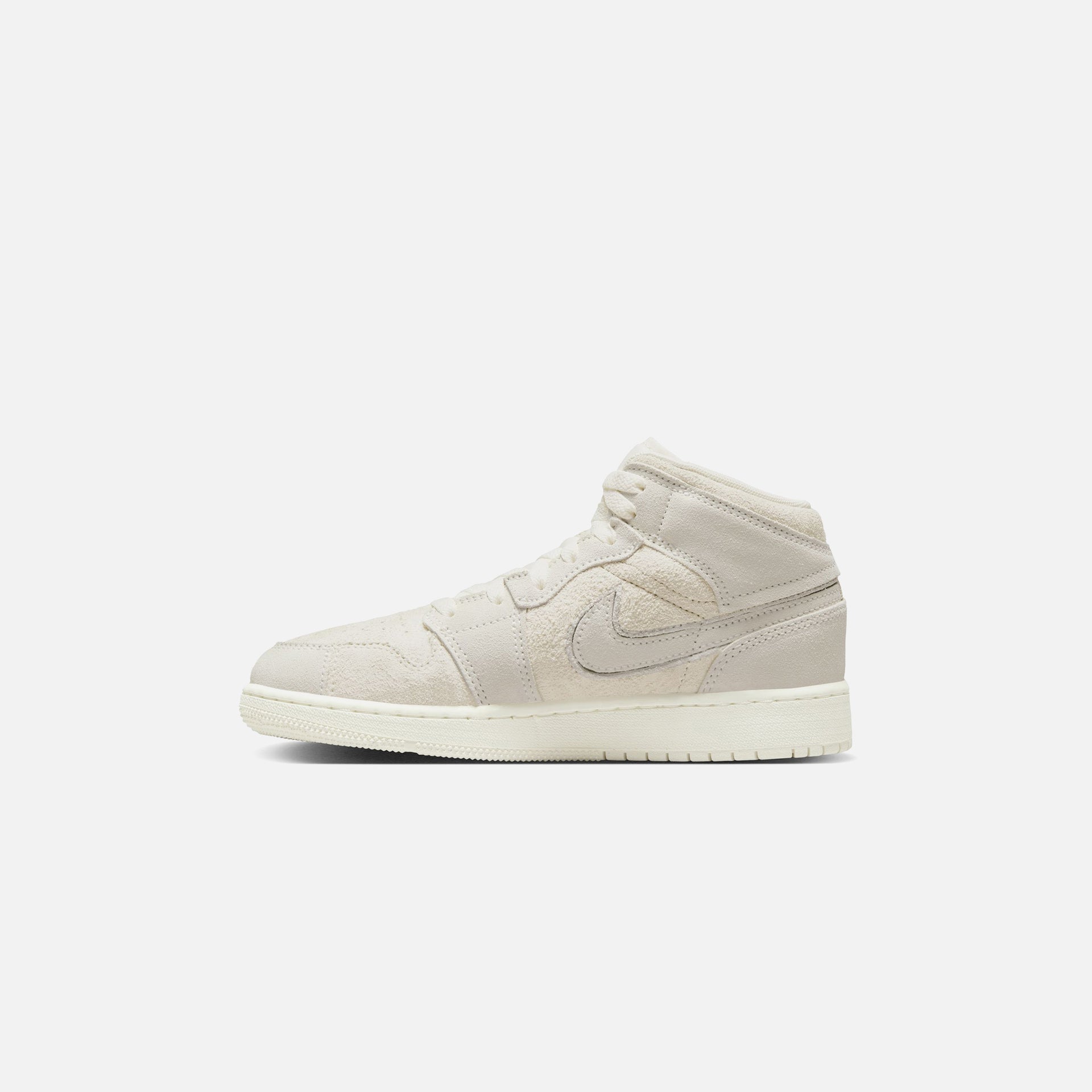 Jordan GS Air Jordan 1 Mid SE Craft - Pale Ivory / Legend Light Brown / Sail