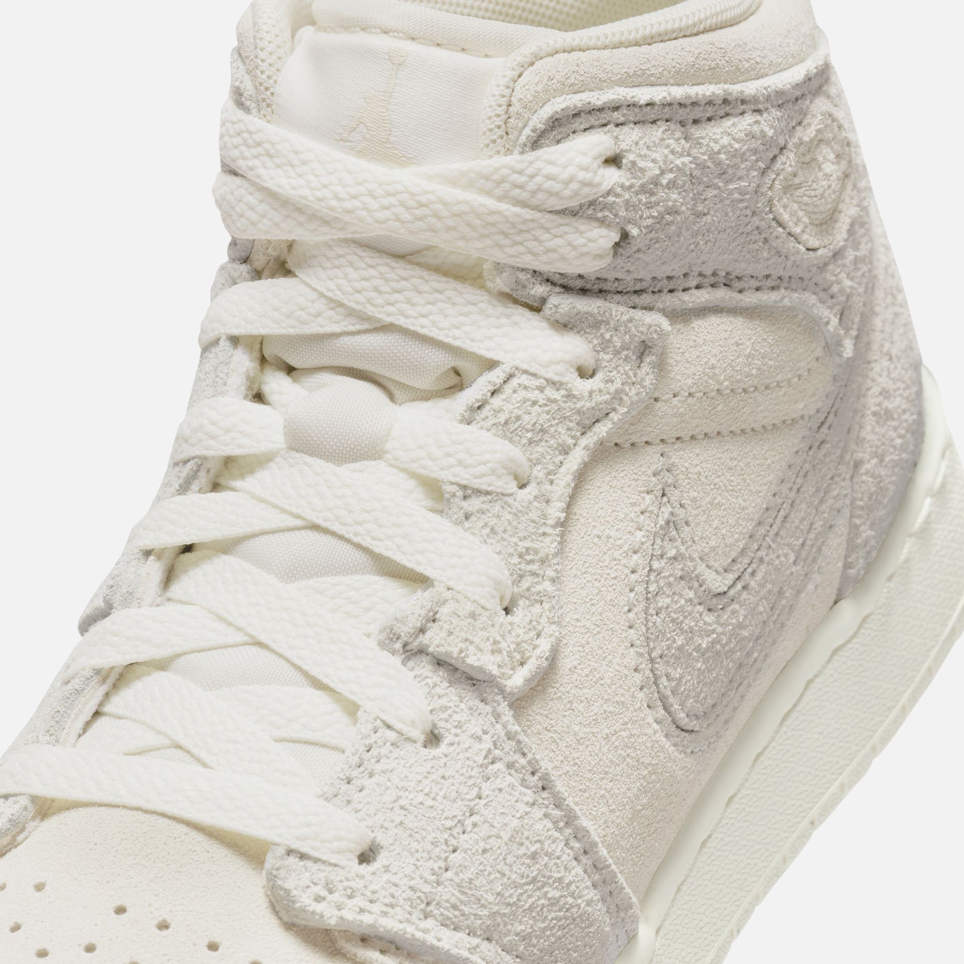 Jordan GS Air Jordan 1 Mid SE Craft - Pale Ivory / Legend Light Brown / Sail