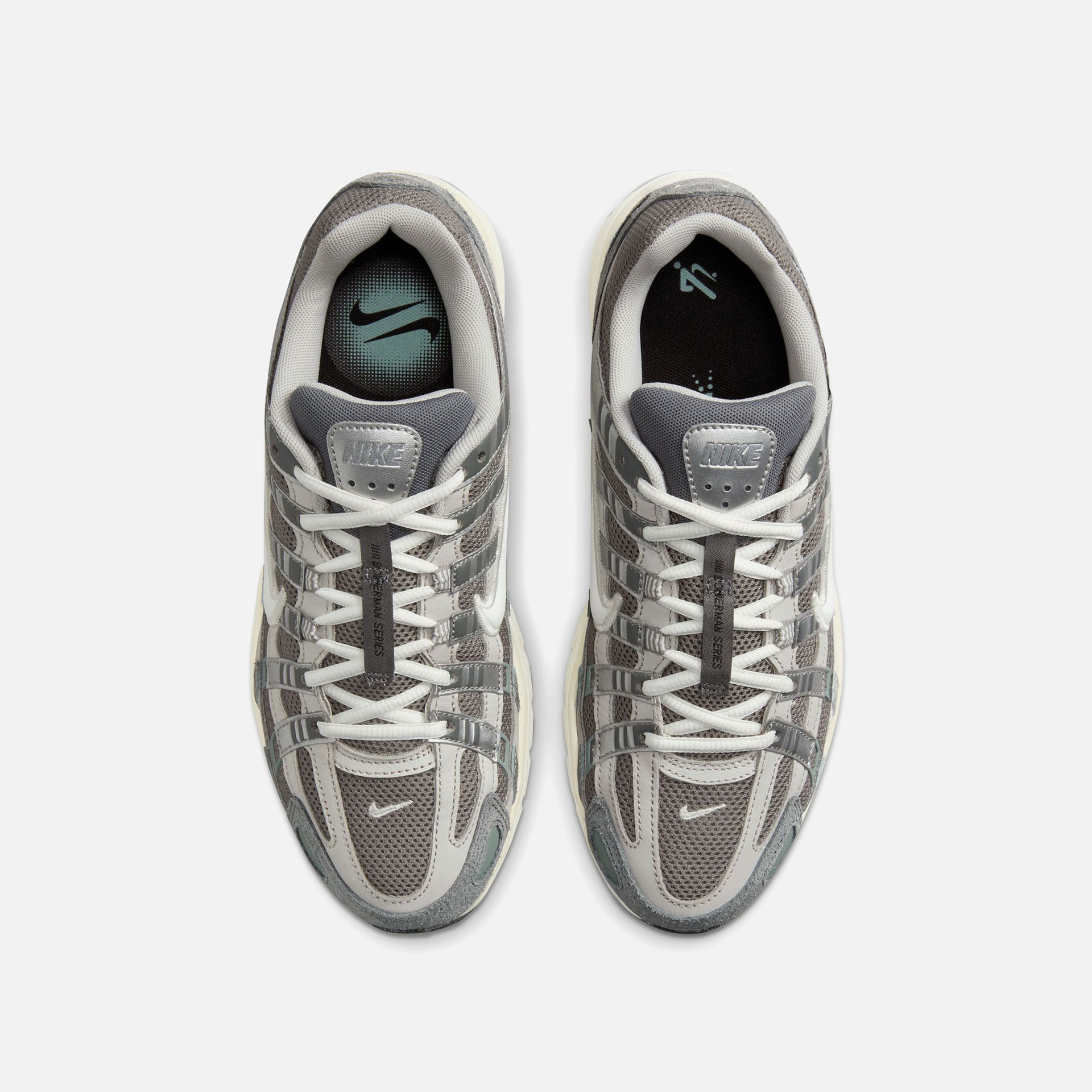 Nike P-6000 - Flat Pewter / White / LT Iron Ore