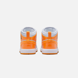 Jordan PS Air Jordan 1 Mid SE - Football Grey / Orange Peel / Pine