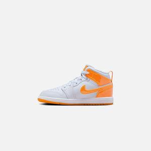 Jordan PS Air Jordan 1 Mid SE - Football Grey / Orange Peel / Pine